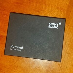 Montblanc Rommé Canasta Bridge Sealed Card game Made in Germany